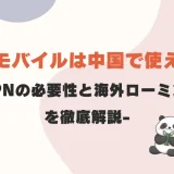 楽天モバイルは中国で使える？VPNの必要性と海外ローミングを徹底解説